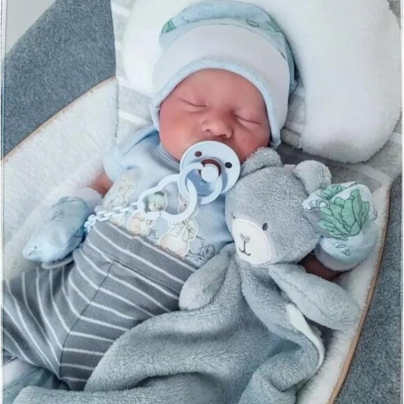 Realistic Reborn Dolls Levi - 18 Inch Lifelike Sleeping Baby Boy That Look Real